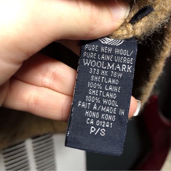 Simons Twik Cardigan Wool tan with flowers Small S - Picture 7 of 7